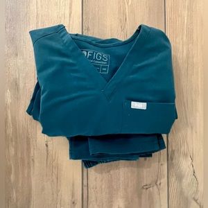 Figs Scrubs XXS Catarina style: seasonal blueish-green color